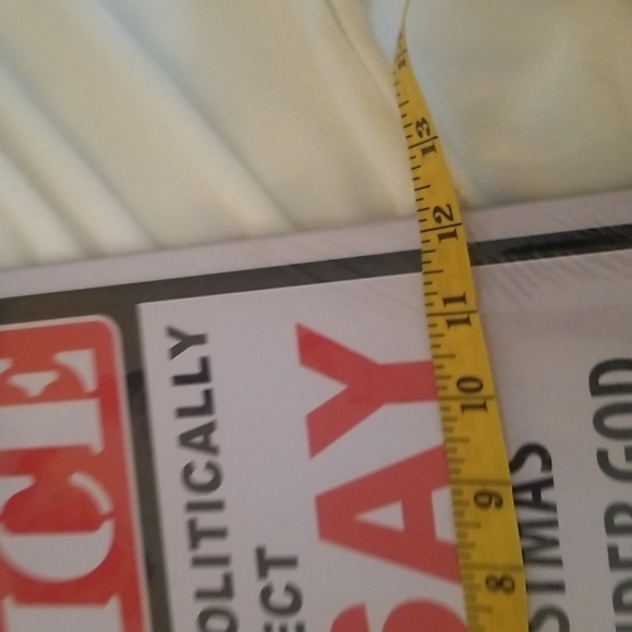 Metal Politically Incorrect  sign new in plastic. - Picture 5 of 5